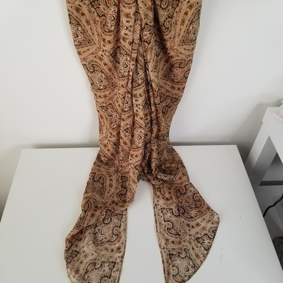 Ronny Kobo Astrid Paisley Ruched Silk Midi Cocktail Dress Size XL Multicolored - Picture 15 of 16